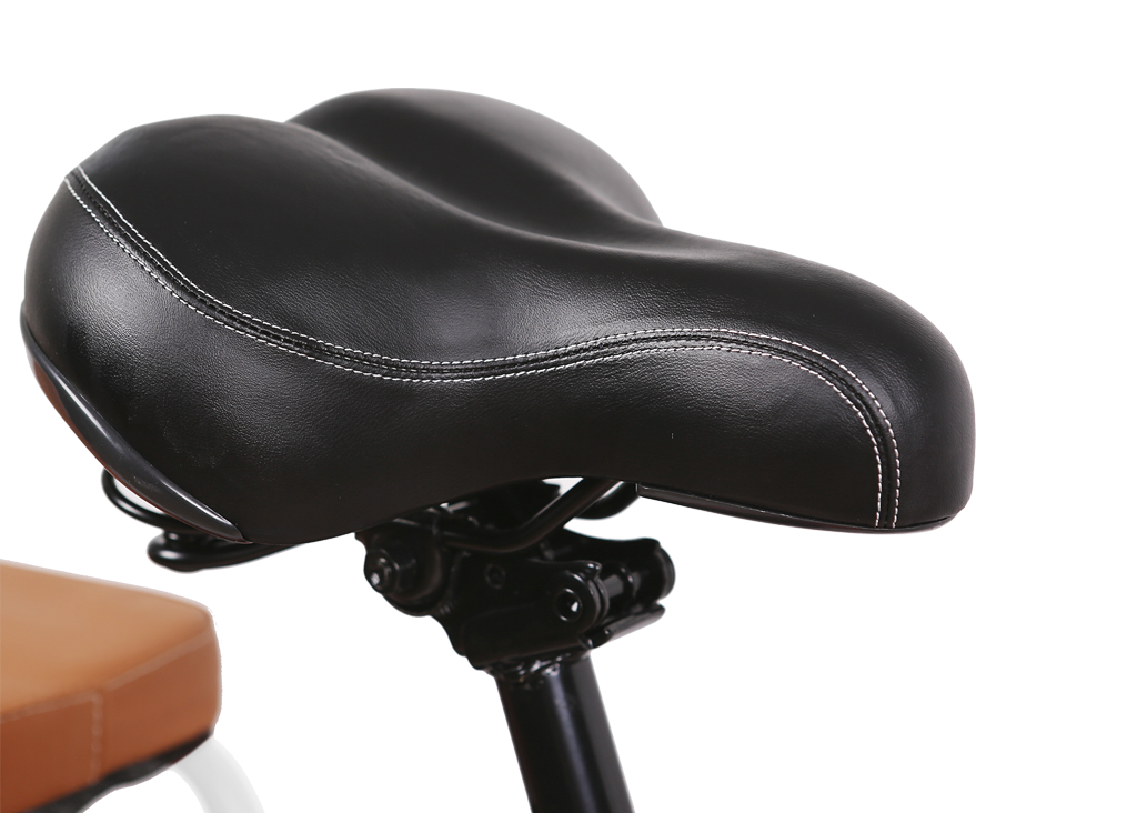 NAKTO Pony Utility Electric Bike with Basket & Rear Passenger Seat