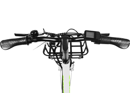 NAKTO Pony Utility Electric Bike with Basket & Rear Passenger Seat