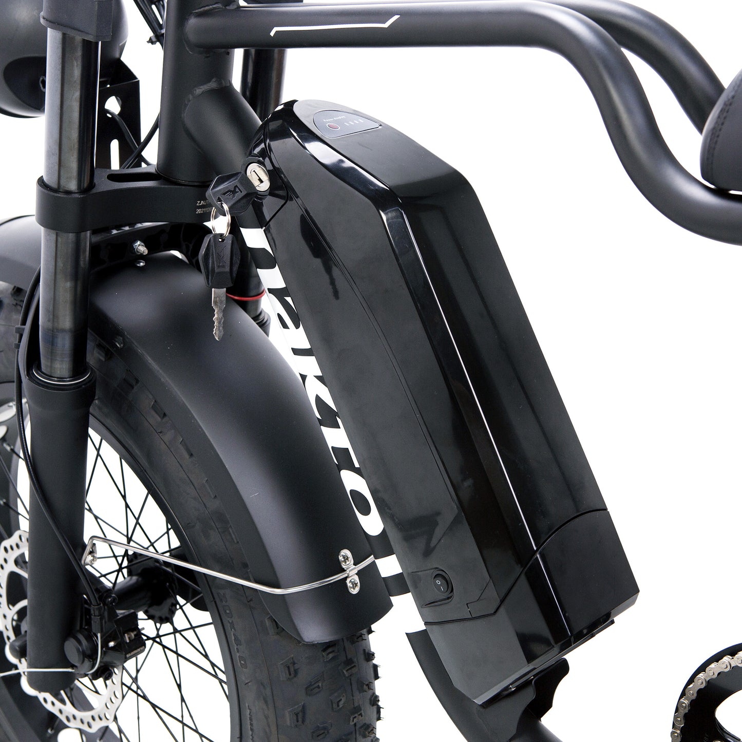 NAKTO F2 Fat Tire Electric Bike – Retro Moped Style Cruiser