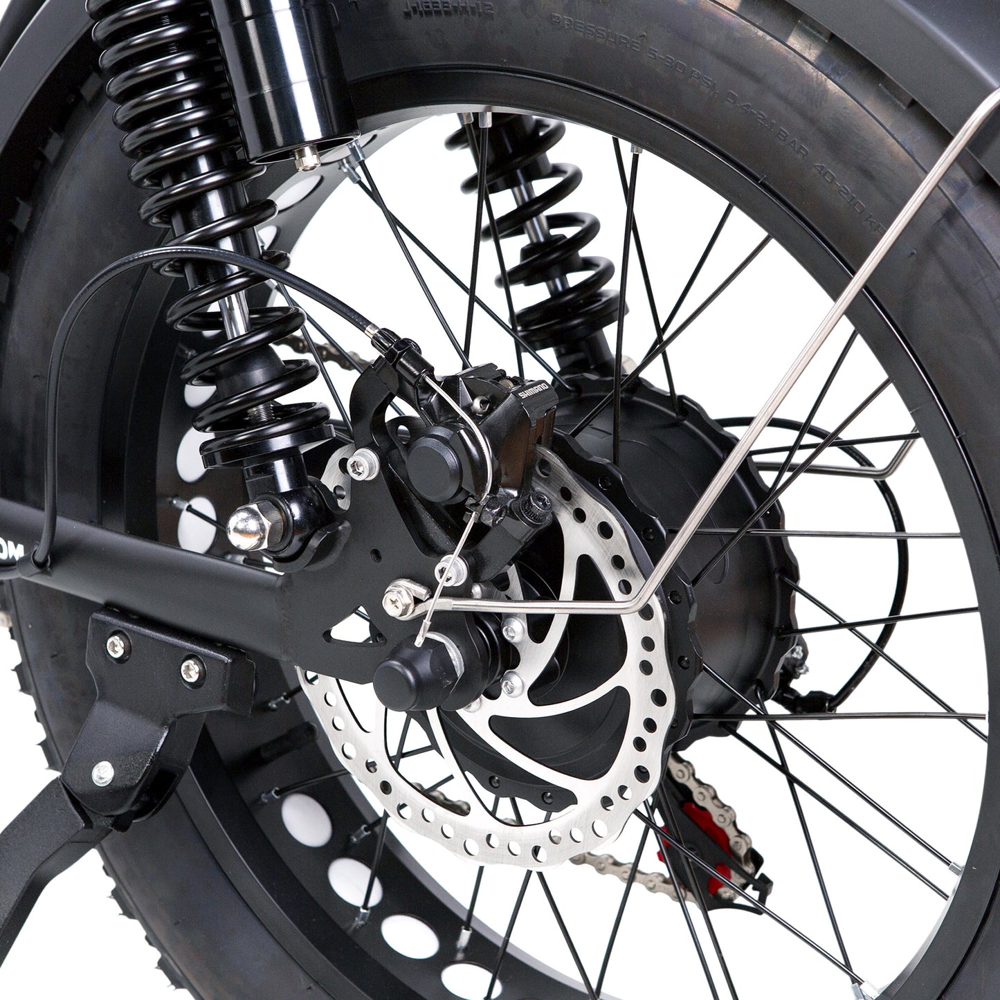 NAKTO F2 Fat Tire Electric Bike – Retro Moped Style Cruiser
