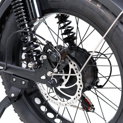 NAKTO F2 Fat Tire Electric Bike – Retro Moped Style Cruiser