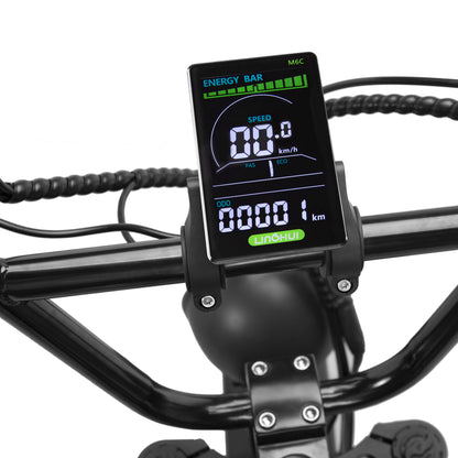 NAKTO F2 Fat Tire Electric Bike – Retro Moped Style Cruiser