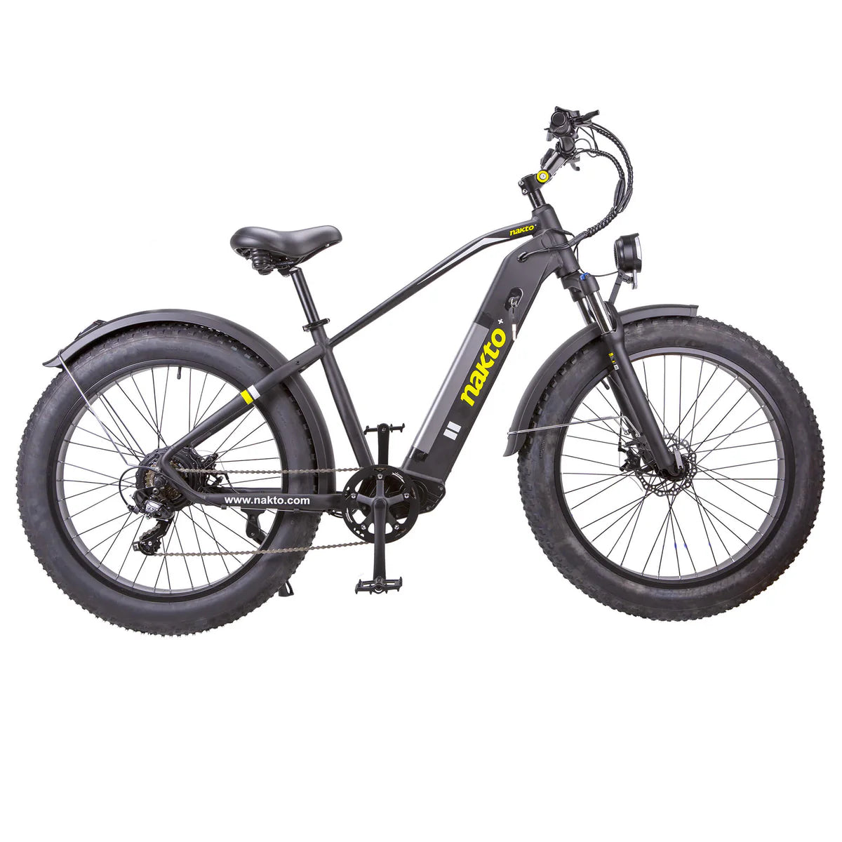NAKTO F6 Fat Tire Electric Bike – 750W Motor & 60-Mile Range
