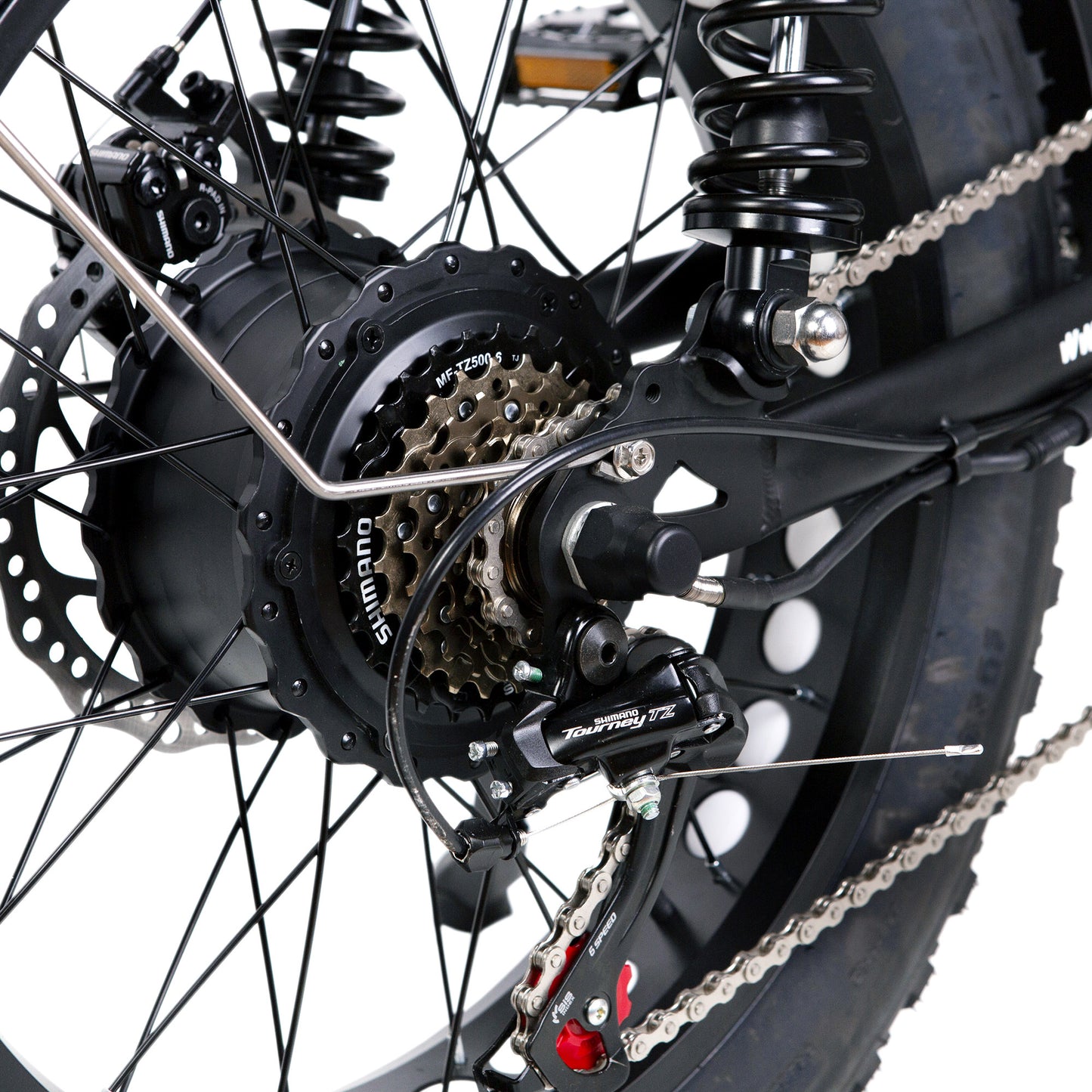 NAKTO F2 Fat Tire Electric Bike – Retro Moped Style Cruiser
