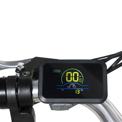 NAKTO Camel Step-Thru Electric Bike with Basket & Rear Rack