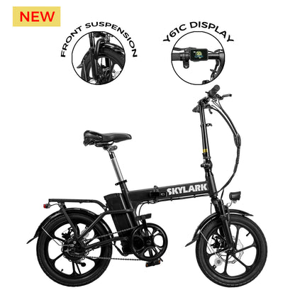 NAKTO Skylark Folding Fat Tire Electric Bike